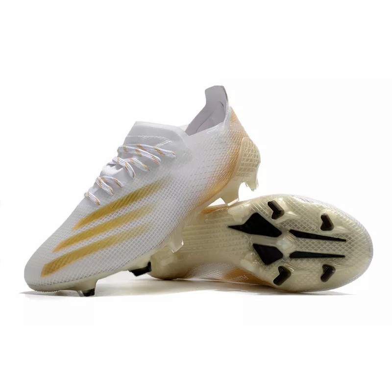 Botas de Fútbol Adidas X Ghosted .1 FG Hombre Blanco&Dorado (#39~#45)
