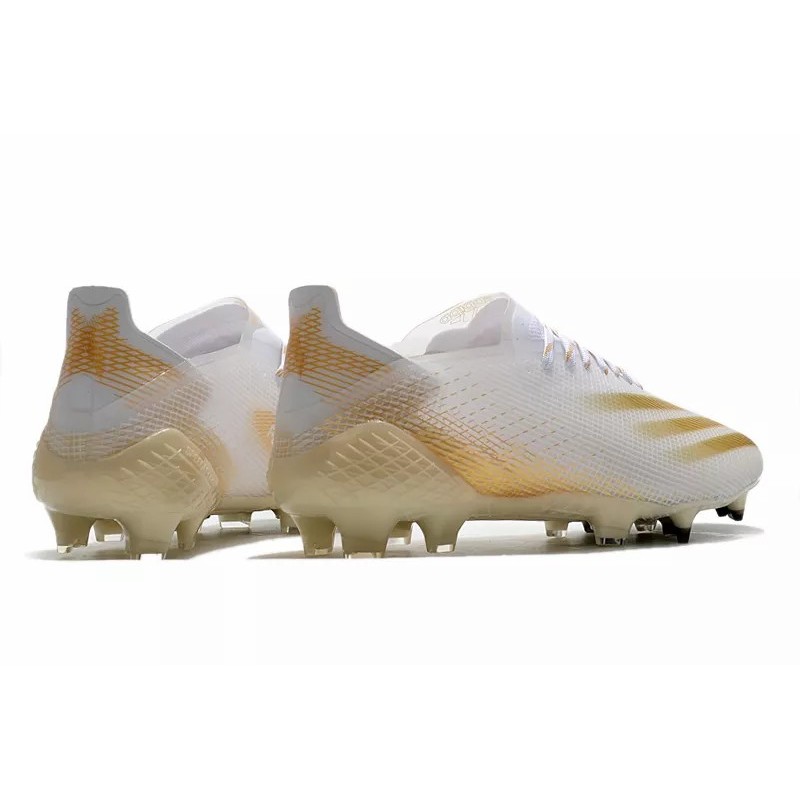 Botas de Fútbol Adidas X Ghosted .1 FG Hombre Blanco&Dorado (#39~#45)