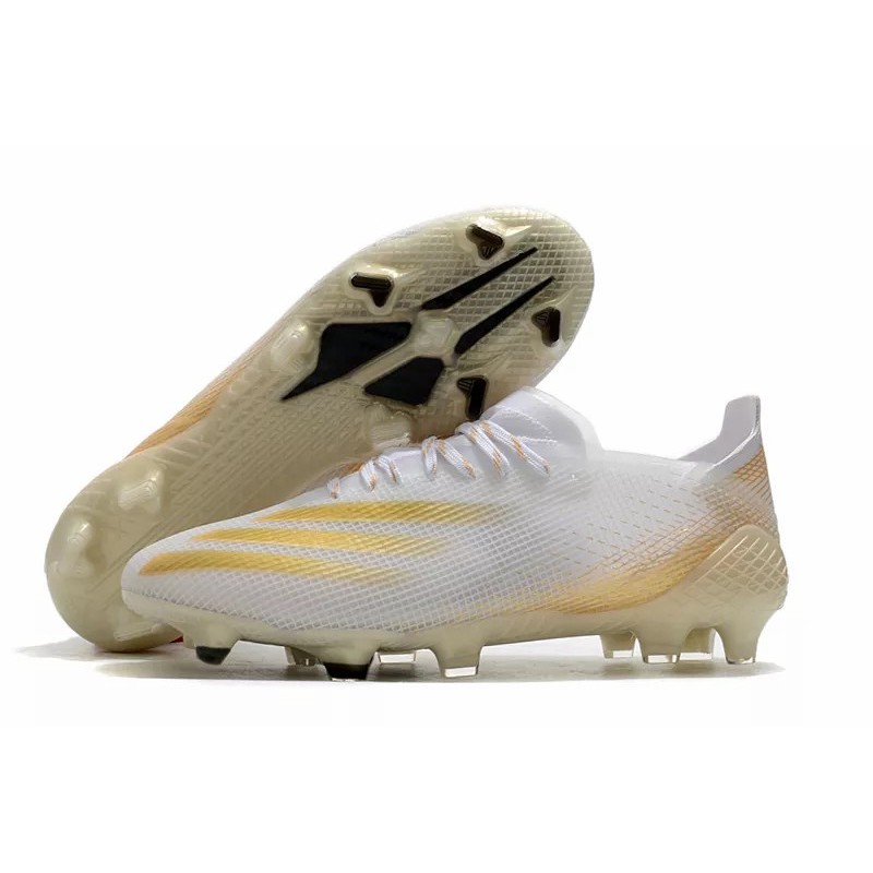 Botas de Fútbol Adidas X Ghosted .1 FG Hombre Blanco&Dorado (#39~#45)