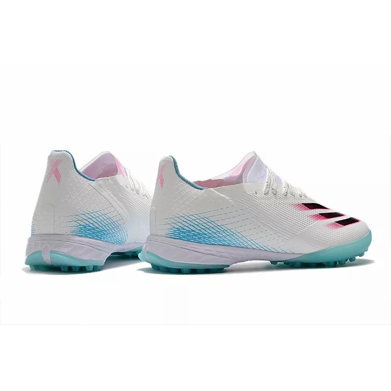 Botas de Fútbol Adidas X Ghosted .1 TF Hombre Blanco&Azul Claro (#39~#45)