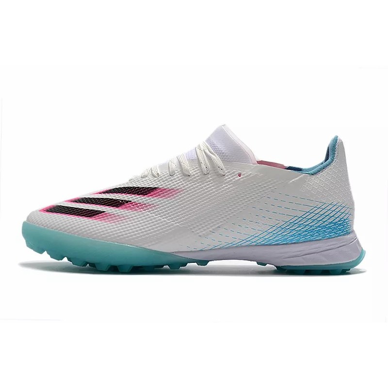 Botas de Fútbol Adidas X Ghosted .1 TF Hombre Blanco&Azul Claro (#39~#45)