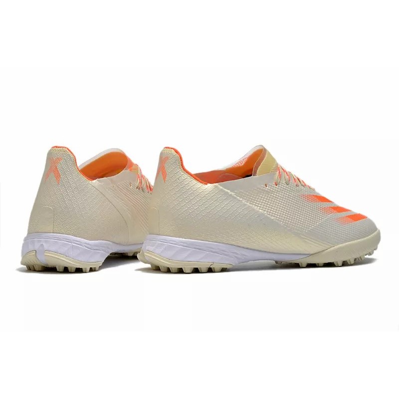 Botas de Fútbol Adidas X Ghosted .1 TF Hombre Marfil&Naranja (#39~#45)