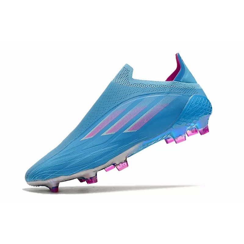 Botas de Fútbol Adidas X Speedflow Hombre Azul Claro&Rosa (#39~#45)