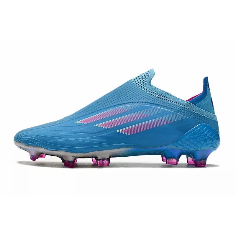 Botas de Fútbol Adidas X Speedflow Hombre Azul Claro&Rosa (#39~#45)