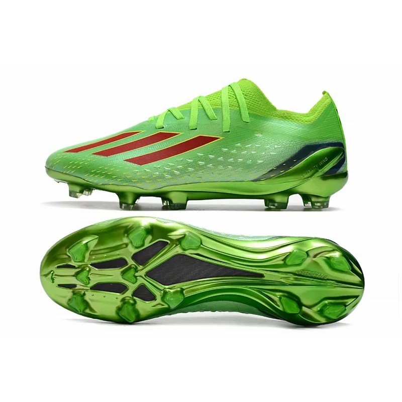 Botas de Fútbol Adidas X Speedportal .1 FG Hombre Verde&Rojo (#39~#45)