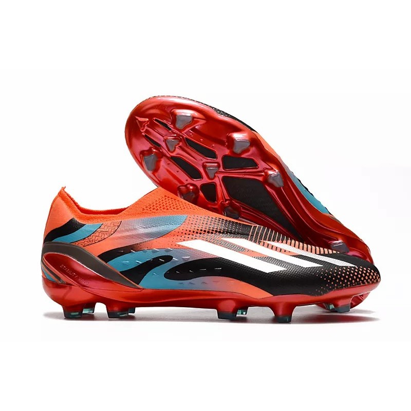 Botas de Fútbol Adidas X Speedportal FG Hombre Naranja&Negro&Azul (#39~#45)
