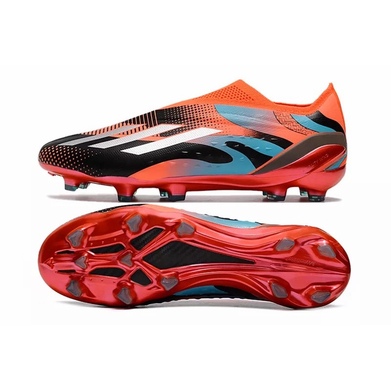 Botas de Fútbol Adidas X Speedportal FG Hombre Naranja&Negro&Azul (#39~#45)