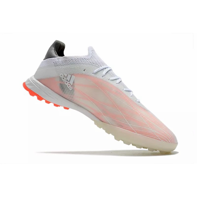 Botas de Fútbol Adidas X Speedflow.1 TF Hombre Blanco&Raya Naranja (#39~#45)