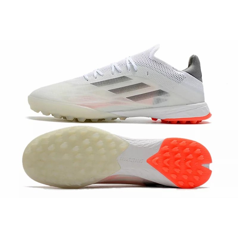 Botas de Fútbol Adidas X Speedflow.1 TF Hombre Blanco&Raya Naranja (#39~#45)