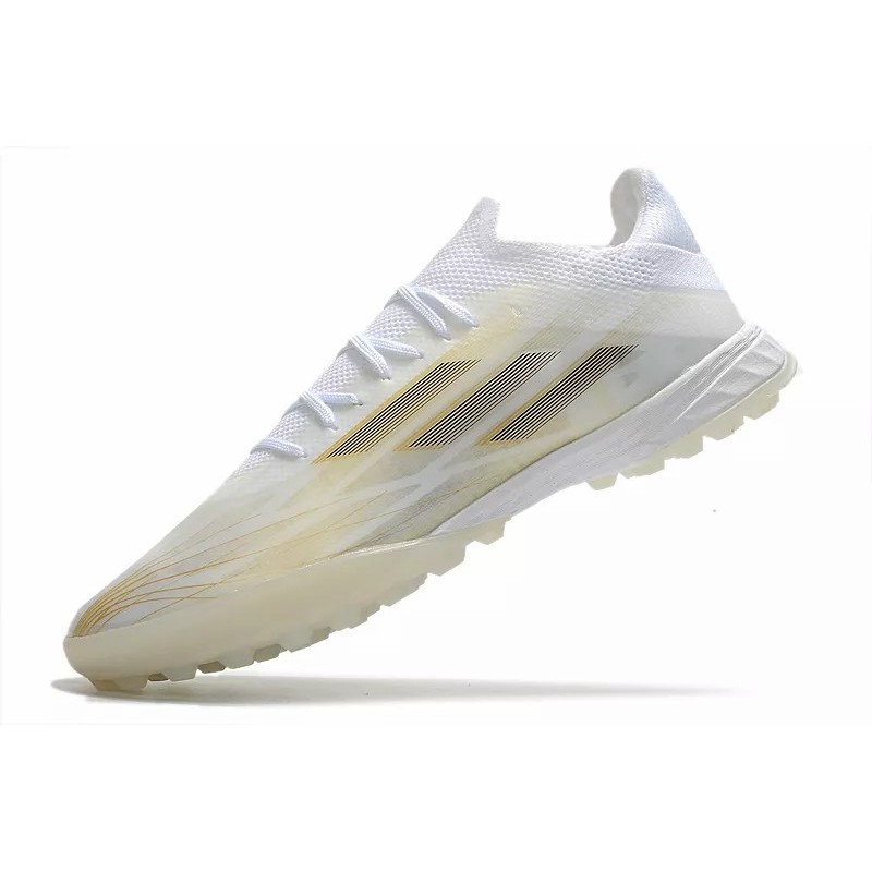 Botas de Fútbol Adidas X Speedflow.1 TF Hombre Blanco&Dorado (#39~#45)