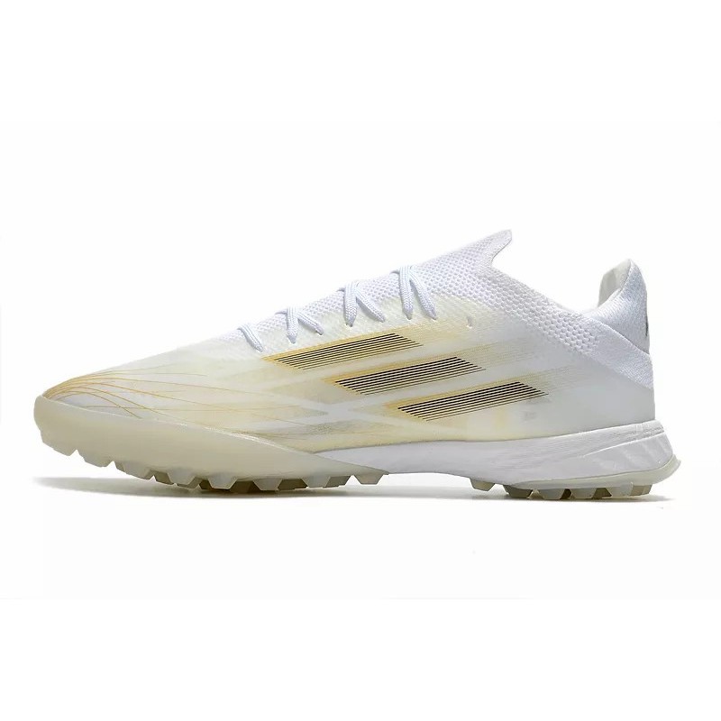 Botas de Fútbol Adidas X Speedflow.1 TF Hombre Blanco&Dorado (#39~#45)