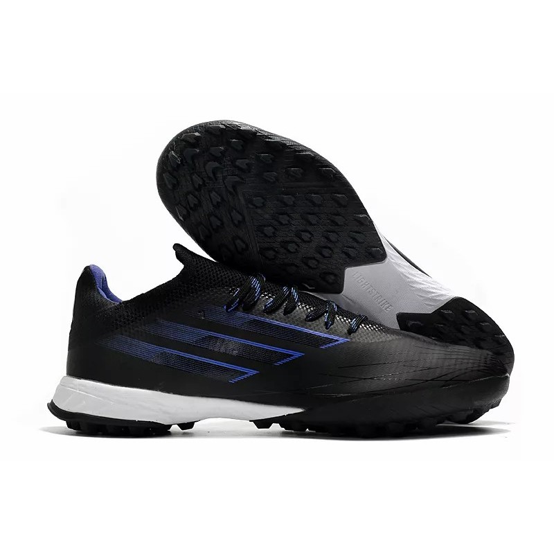 Botas de Fútbol Adidas X Speedflow.1 TF Hombre Negro&Azul (#39~#45)