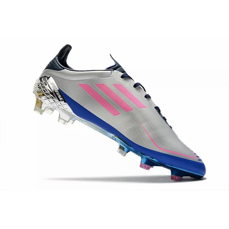 Botas de Fútbol Adidas F50 Ghosted Adizero HT FG Hombre Plateado&Rosado (#39~#45)