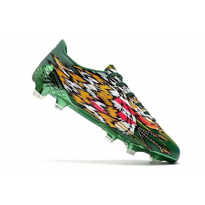 Botas de Fútbol Adidas F50 Ghosted Adizero HT FG Negro&Dorado /  Negro&Amarillo /  Blanco&Rojo  / Fuchsia / Verde / Azul (#39~#45)