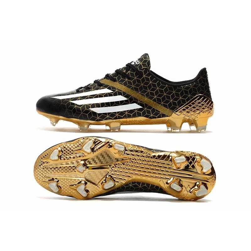 Botas de Fútbol Adidas F50 Ghosted Adizero HT FG Negro&Dorado /  Negro&Amarillo /  Blanco&Rojo  / Fuchsia / Verde / Azul (#39~#45)