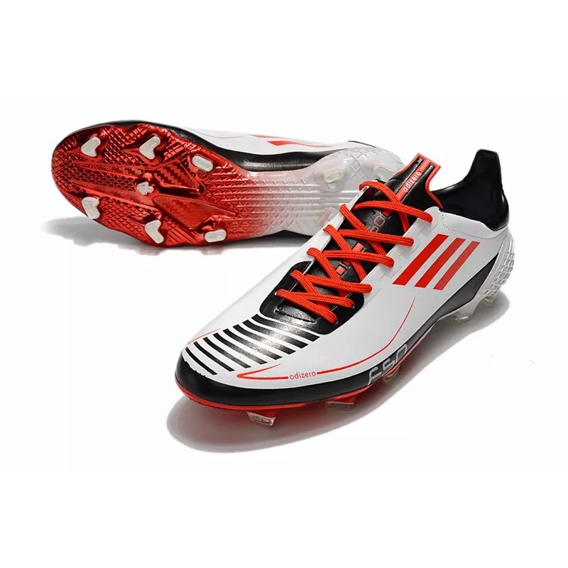 Botas de Fútbol Adidas F50 Ghosted Adizero HT FG Negro&Dorado /  Negro&Amarillo /  Blanco&Rojo  / Fuchsia / Verde / Azul (#39~#45)