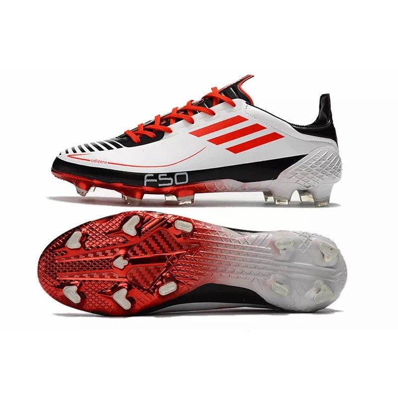 Botas de Fútbol Adidas F50 Ghosted Adizero HT FG Negro&Dorado /  Negro&Amarillo /  Blanco&Rojo  / Fuchsia / Verde / Azul (#39~#45)