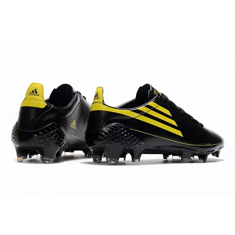 Botas de Fútbol Adidas F50 Ghosted Adizero HT FG Negro&Dorado /  Negro&Amarillo /  Blanco&Rojo  / Fuchsia / Verde / Azul (#39~#45)