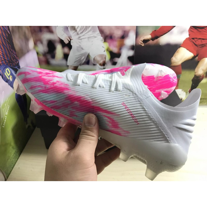 Botas de Fútbol Adidas X 19.1 FG Blanco&Rosa (#39~#45)
