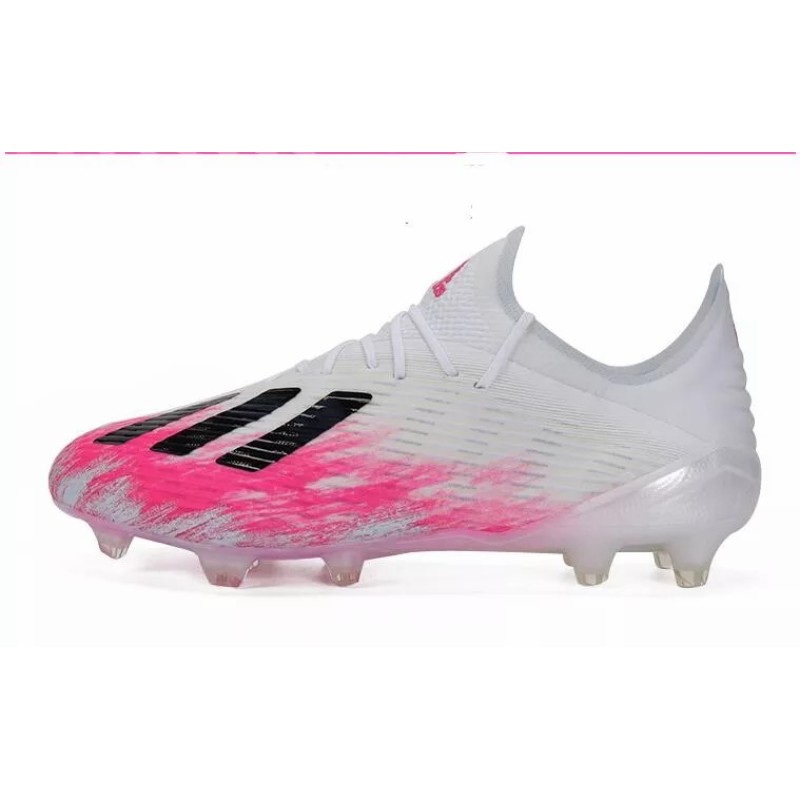 Botas de Fútbol Adidas X 19.1 FG Blanco&Rosa (#39~#45)