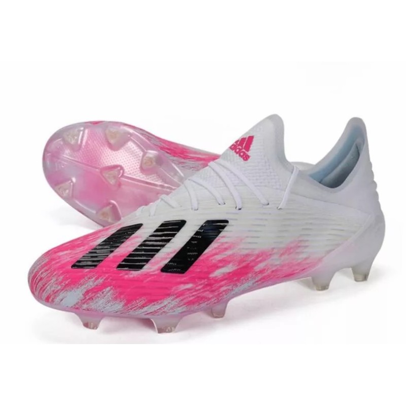 Botas de Fútbol Adidas X 19.1 FG Blanco&Rosa (#39~#45)