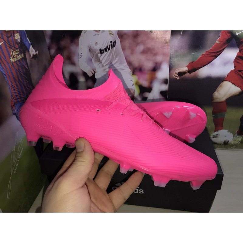 Botas de Fútbol Adidas X 19.1 FG Hombre Fuscia (#38~#45)