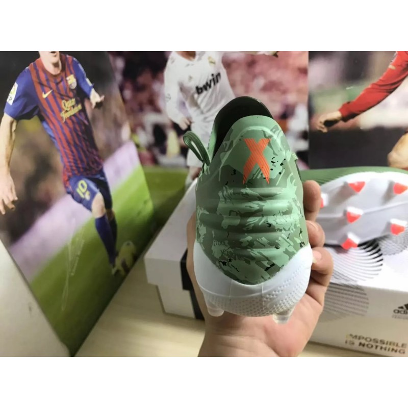 Botas de Fútbol Adidas X 19.1 FG Verde Camuflaje (#38~#45)