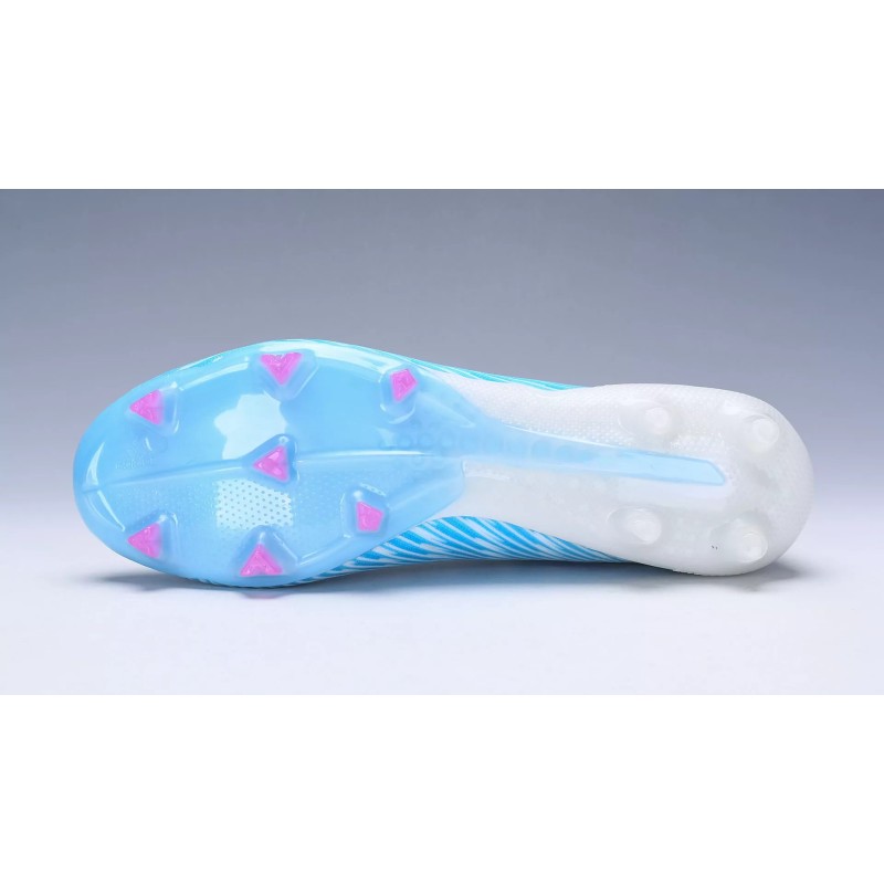 Botas de Fútbol Adidas X 19.1 FG Hombre Azul Claro&Blanco&Negro (#39~#45)