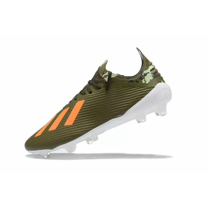 Botas de Fútbol Adidas X 19.1 FG Hombre Verde Camuflaje (#39~#45)