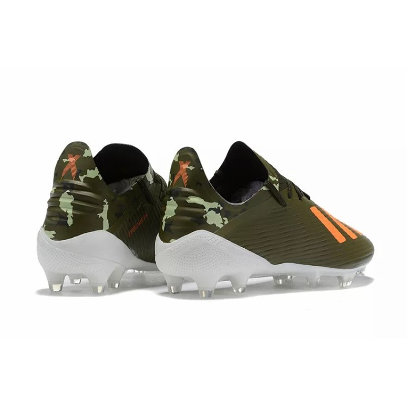 Botas de Fútbol Adidas X 19.1 FG Hombre Verde Camuflaje (#39~#45)