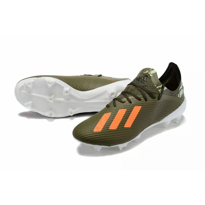 Botas de Fútbol Adidas X 19.1 FG Hombre Verde Camuflaje (#39~#45)