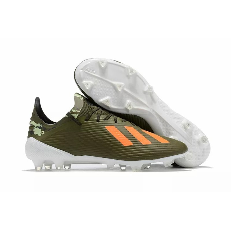 Botas de Fútbol Adidas X 19.1 FG Hombre Verde Camuflaje (#39~#45)
