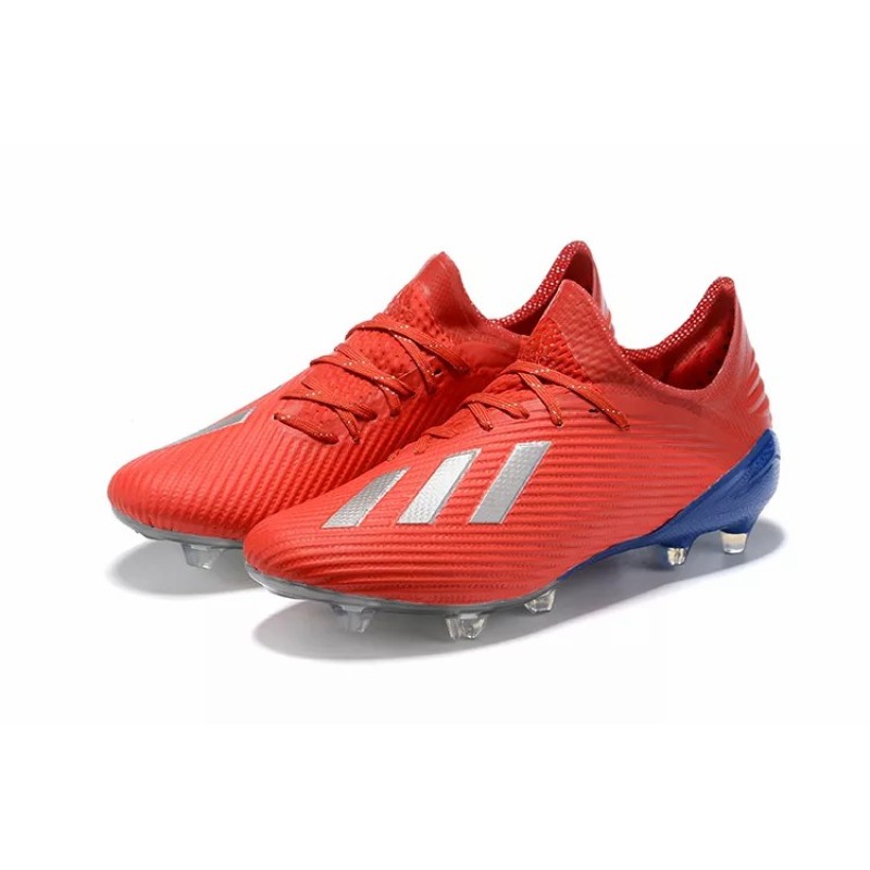 Botas de Fútbol Adidas X 19.1 FG Hombre Rojo (#39~#45)