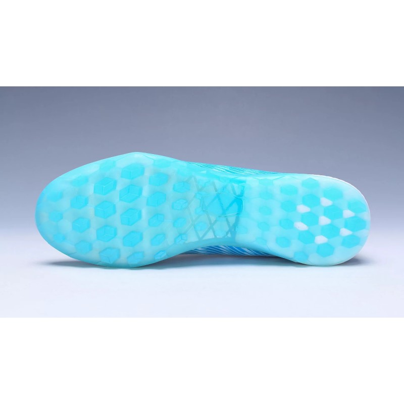 Botas de Fútbol Adidas X 19.1 TF Azul Claro&Blanco&Negro (#38~#45)