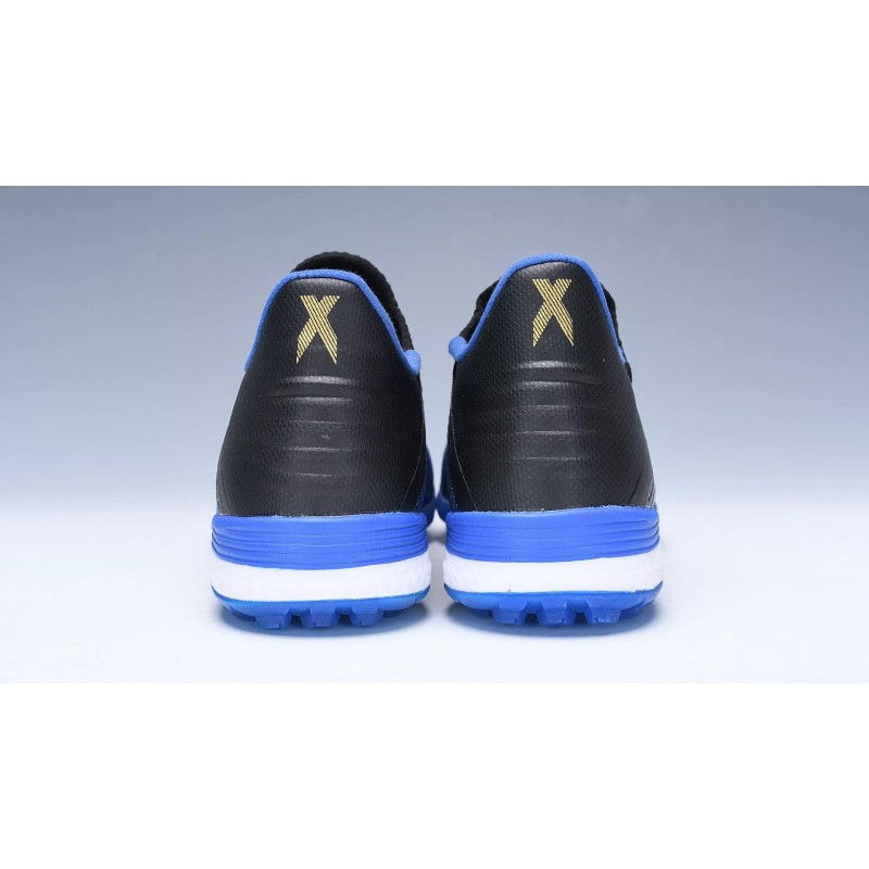 Botas de Fútbol Adidas X 19.1 TF Azul&Negro&Dorado (#38~#45)