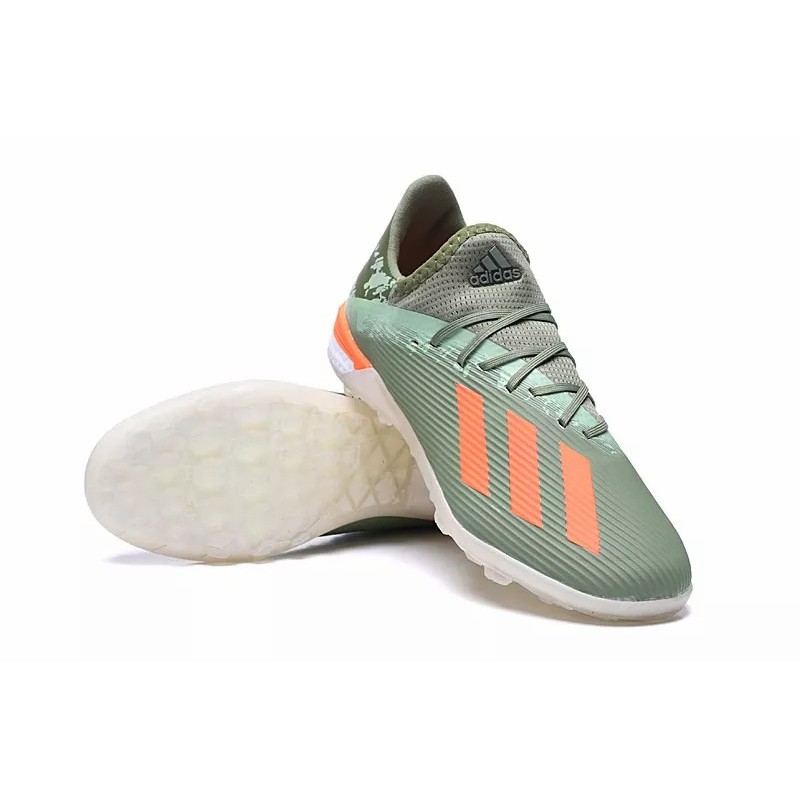 Botas de Fútbol Adidas X 19.1 TF Hombre Rosa / Blanco / Azul&Blanco / Verde / Azul&Dorado / Plateado / Azul Claro (#39~#45)