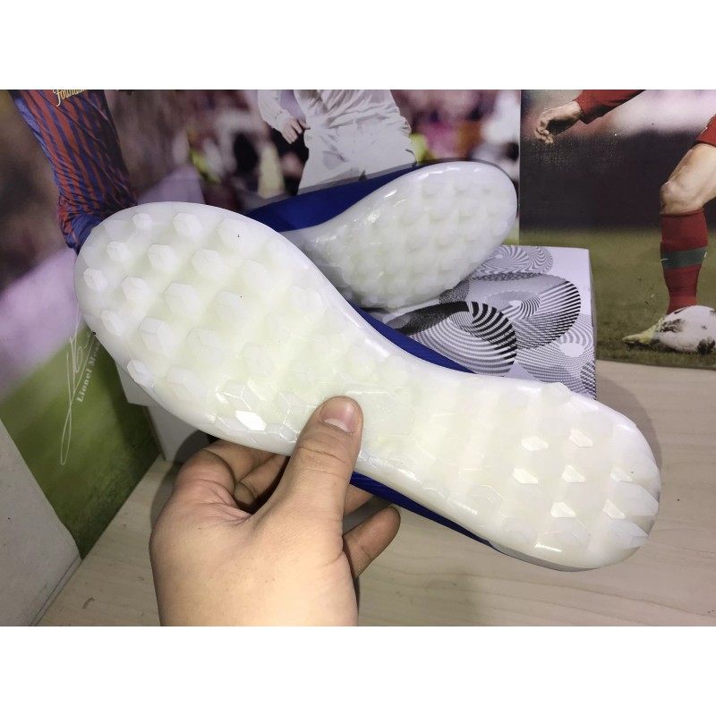 Botas de Fútbol Adidas X 19.1 TF Hombre Rosa / Blanco / Azul&Blanco / Verde / Azul&Dorado / Plateado / Azul Claro (#39~#45)