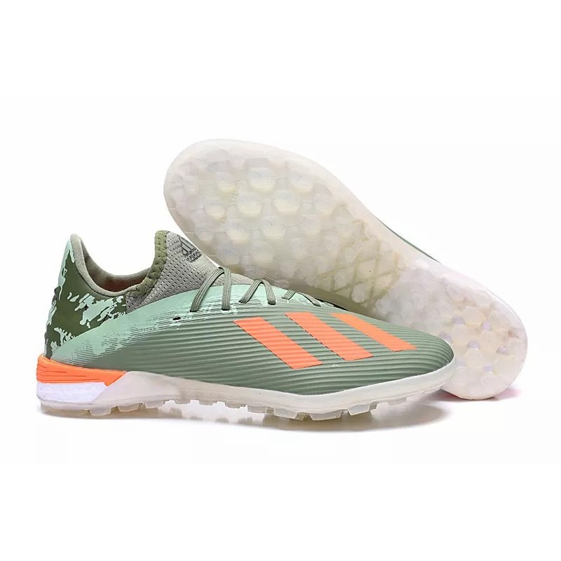 Botas de Fútbol Adidas X 19.1 TF Hombre Verde Camuflaje (#39~#45) Botas de Fútbol Adidas X 19.1 TF Hombre Verde Camuflaje (#39~#45)