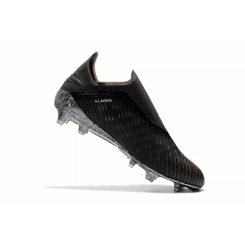 Botas de Fútbol Adidas X 19 FG Negro Metalizado (#35~#45)