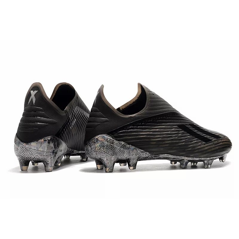 Botas de Fútbol Adidas X 19 FG Negro Metalizado (#35~#45)
