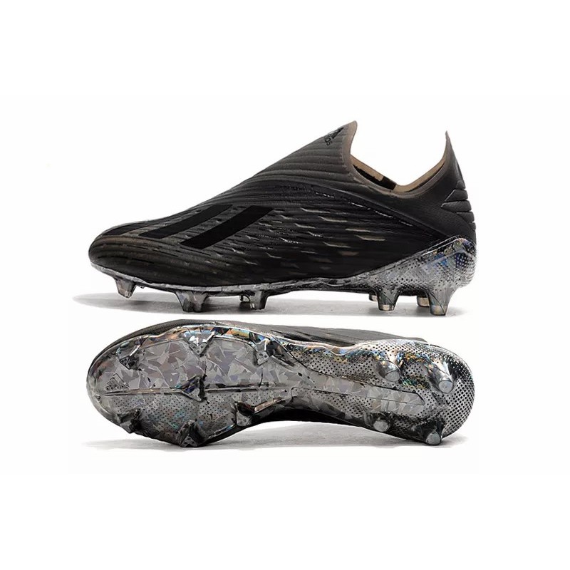 Botas de Fútbol Adidas X 19 FG Negro Metalizado (#35~#45)