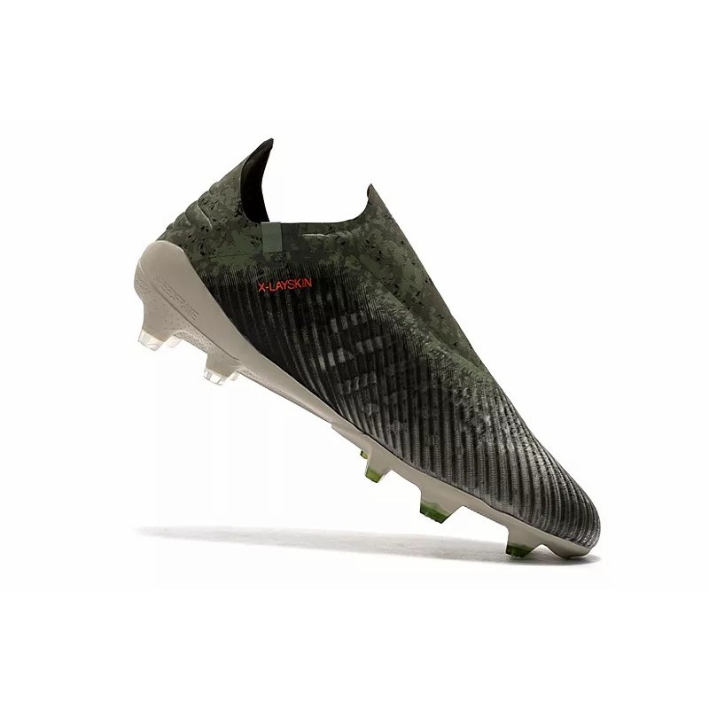 Botas de Fútbol Adidas X 19 FG Verde Camuflaje (#35~#45)