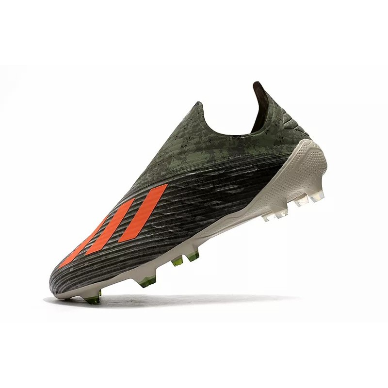 Botas de Fútbol Adidas X 19 FG Verde Camuflaje (#35~#45)
