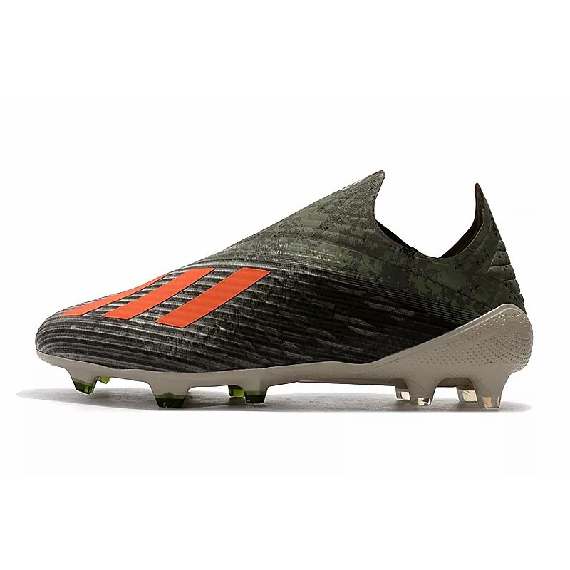Botas de Fútbol Adidas X 19 FG Verde Camuflaje (#35~#45)
