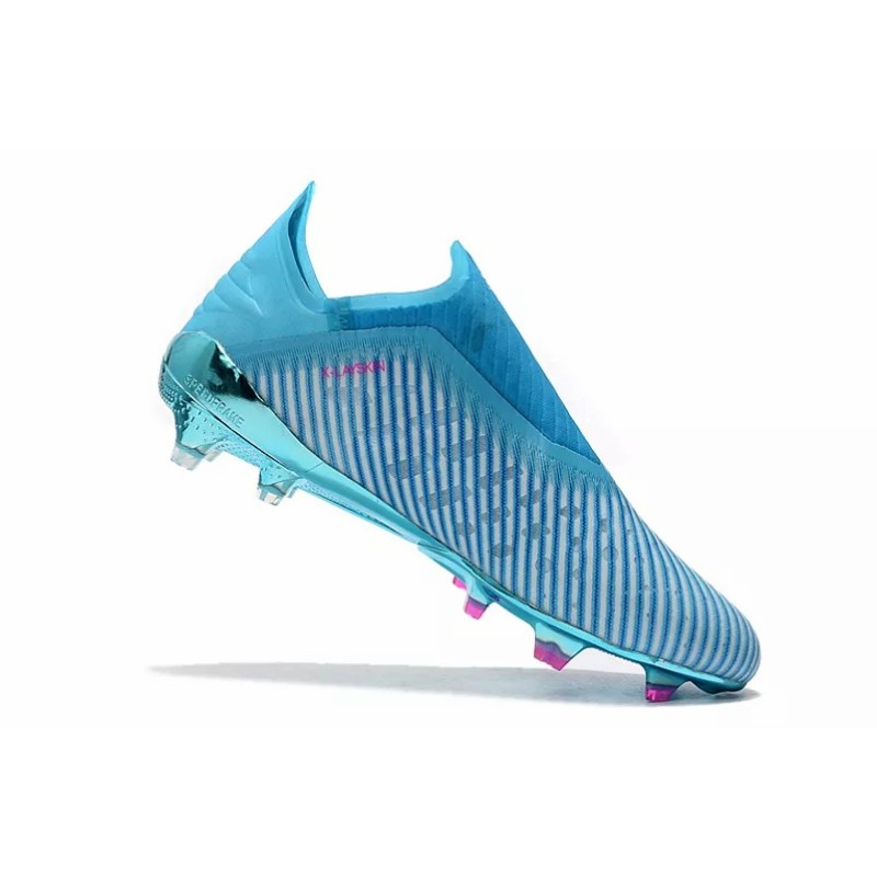 Botas de Fútbol Adidas X 19 FG Hombre Azul Celeste (#39~#45)