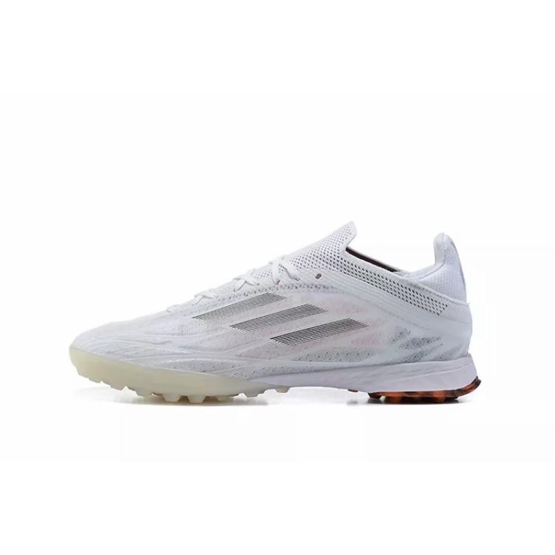 Botas de Fútbol Adidas X Speedflow.1 TF Hombre Blanco con Raya Rosada (#39~#45)