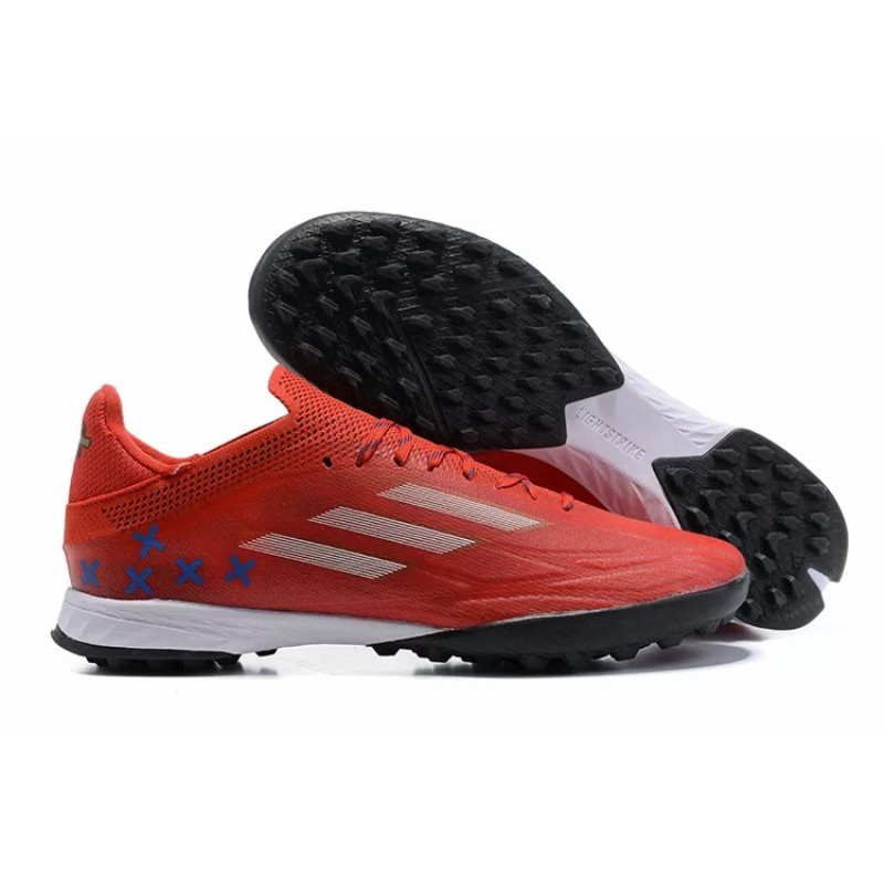 Botas de Fútbol Adidas X Speedflow.1 TF Hombre Rojo (#39~#45)