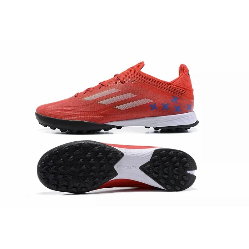 Botas de Fútbol Adidas X Speedflow.1 TF Hombre Rojo (#39~#45)
