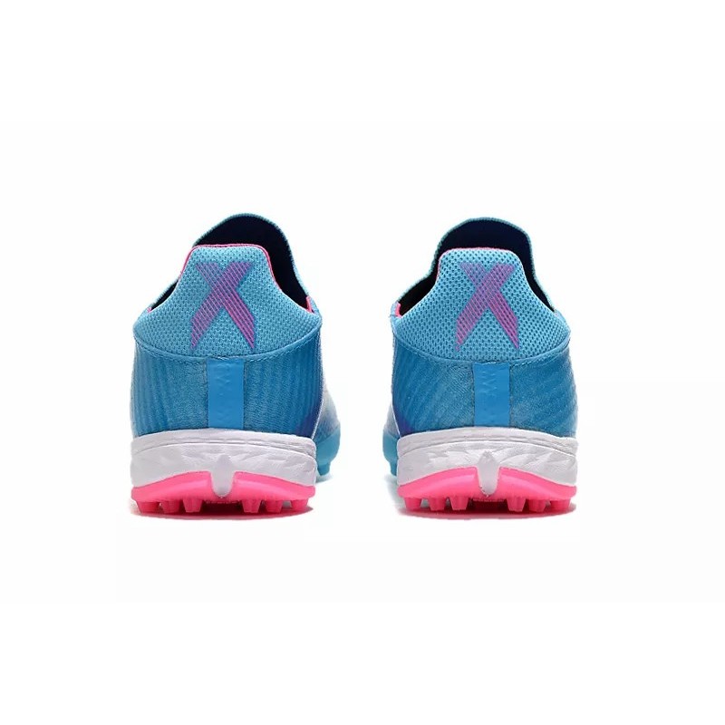 Botas de Fútbol Adidas X Speedflow.1 TF Hombre Celeste&Rosa (#39~#45)