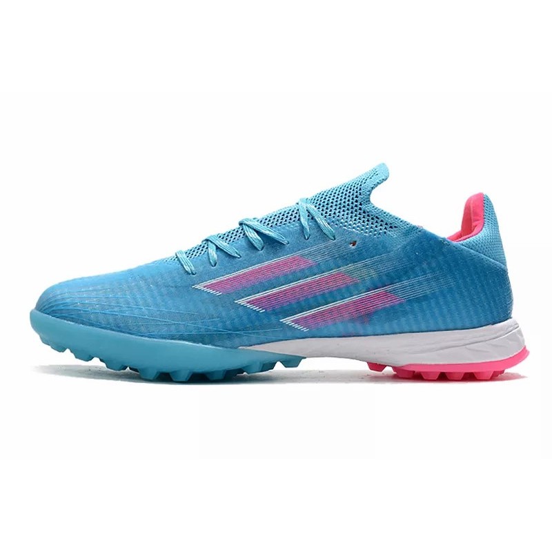 Botas de Fútbol Adidas X Speedflow.1 TF Hombre Celeste&Rosa (#39~#45)